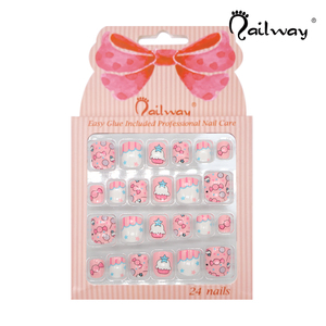 Decoración de <span class=keywords><strong>uñas</strong></span> artificiales para niños, alta calidad, con prensa mágica - Product Image 6
