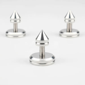 RASANTEK-<span class=keywords><strong>Pied</strong></span> <span class=keywords><strong>d</strong></span>'isolation en acier inoxydable 304, pieds de haut-parleur anti-vibration acoustique pour haut-parleur HIFI - Product Image 3