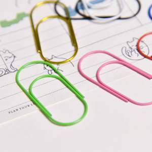 Clips en papier colorés de 50 mm, clips en plastique recouverts de plastique, clips en papier larges et épais, clips en papier colorés de grande taille, marque-pages pour la maison, le bureau et l'école - Product Image 3