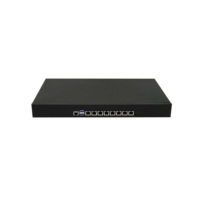 8 * ports lan 4 * SFP VPN OPNsense Pfsense Linux 4X10G SFP 1U rack pare-feu routeur sécurité serveur pare-feu pc