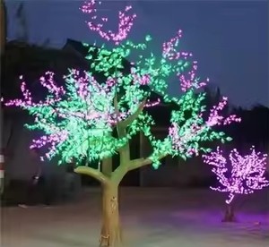 Cây hoa anh đào nhân tạo dẫn cây ánh sáng để trang trí bên trong và bên ngoài nhà Patio lễ hội đám cưới giáng sinh - Product Image 2