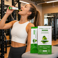 Bâtonnets de gelée de collagène Centella 1000mg Collagène marin Élasticité de la peau Vente en gros OEM