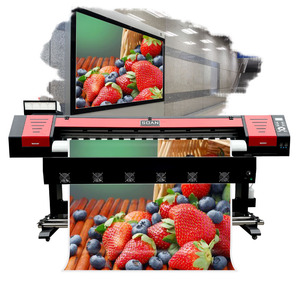 Harga 1.6M 1.8M 3.2M warna stiker vinil Printer Plotter tanpa pemotong mesin cetak pada spanduk vinil - Product Image 1