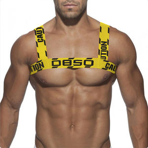 Hommes à la mode <span class=keywords><strong>Sexy</strong></span> élastique épices embelli épaule Girt poitrine Girt et bretelles musclées pour les sous-vêtements de fête - Product Image 3