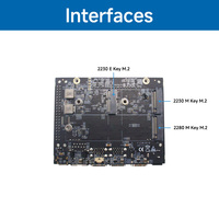 Triple M.2 Slots PLink Y-C18 Carrier Board Jetson Orin NX/Orin Nano Development Board Kit dengan 4x USB 3.2 dan CAN Bus untuk AI