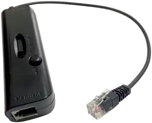 VoiceJoy RJ9/RJ11耳机适配器，用于带8个电路开关的有线呼叫中心耳机