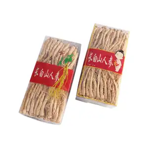 30 adet/kutu yüksek kaliteli beyaz Ginseng kökü çin changbai dağlar Ginseng kurutulmuş Ginseng özü