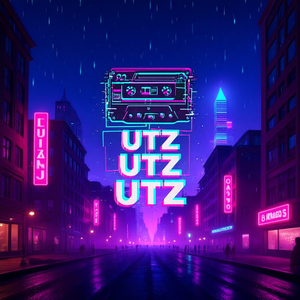 T-shirt à manches longues Synthwave Glitch Rave Festival, design minimaliste musical - Product Image 3