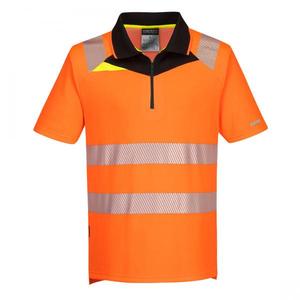 PORTWEST - DX412OBRS DX4 Polo à manches courtes haute visibilité orange/noir-EAN 5036108364909 HI-VIS WORKWEAR - Product Image 1