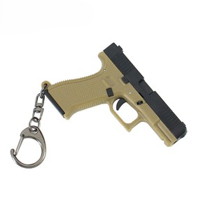 Porte-clés pistolet miniature <span class=keywords><strong>Glock</strong></span> G18 populaire de 6,5 cm et 13 g pour collection de cosplay - Product Image 2