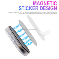 TGZ bola lampu baca Sensor magnetis LED, lampu kubah 5V USB tujuh warna, lampu bagasi atas