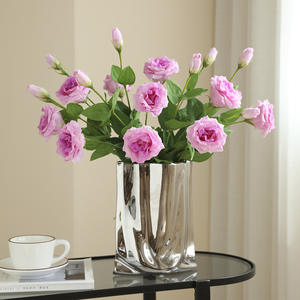 Wholesale <b>Artificial</b> Eternal <b>Flowers</b> Arrangements <b>Wedding</b> Party Christmas Event Decorative Real Touch Plastic Rose European - Product Image 6