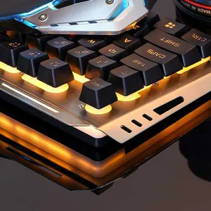 Mouse com arco-íris para jogos e teclado, pronto para enviar teclado mecânico e mouse, arco-íris, mouse para computador e laptop