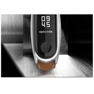 Bracelet de remplacement intelligent en cuir véritable Mijobs GT pour Xiaomi 7 6 5 4 3 - Product Image 6