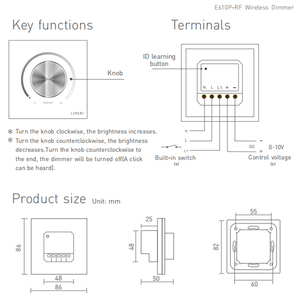 High Quality AC100-240V Input 5 Years Warranty 0-10V Wireless <strong>Dimmer</strong> for LED <strong>Lighting</strong> Control - Product Image 4
