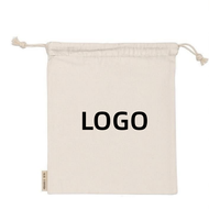 Sac en coton pour cosmétiques, emballage cadeau personnalisé avec logo imprimé en sérigraphie, recyclable, vente chaude