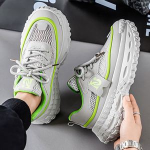 Zapatillas Deportivas Casuales para Hombre, Nuevas, de Alta Calidad, con Suela Antideslizante, Marca de Moda, Blancas, con Plataforma Interna para Aumentar la Altura - Product Image 6