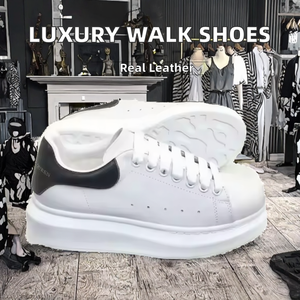 Zapatos Deportivos Casuales de <span class=keywords><strong>Alta</strong></span> Calidad de Marca de Diseño de Lujo, Estilo Influencer, Color Blanco, Transpirables, con Cierre de Cordones - Product Image 3