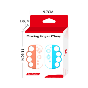 Attache de doigt de boxe pour Nintendo <span class=keywords><strong>Switch</strong></span> <span class=keywords><strong>2</strong></span>, <span class=keywords><strong>2</strong></span> sangles de main de boxe, lot de <span class=keywords><strong>2</strong></span>, poignée de frappe, sangle de poignet pour les manettes Switch2 - Product Image 3