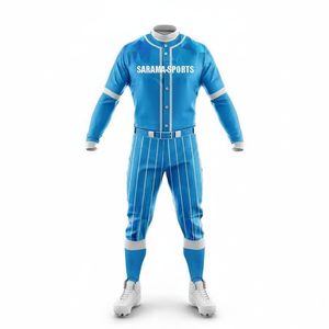 Best Quality Polyester Fabric Made <b>Baseball</b> Uniforms in Wholesale Prices Personalized Logo <b>Baseball</b> <b>Sets</b> for Men Softball Wear - Product Image 1