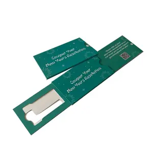 Confezione scorrevole con scatola scorrevole con LOGO personalizzato per scratch card