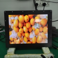 Boîtier en tôle 15 pouces 1024x768 4:3 IPS LCD Écran tactile capacitif AG Extérieur 1500 Nits Distributeur d'huile Tout-en-un LCD portable
