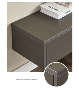 Mobile TV Sospeso a Parete in Compensato con Vano Portaoggetti per Arredamento Moderno del Soggiorno - Product Image 5