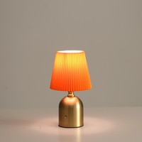 Portable Rechargeable LED bureau table lampe de chevet intelligent cuivre tactile veilleuse pour salle de lecture lumière d'ambiance