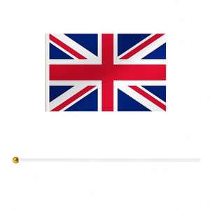 Drapeaux rectangulaires portables personnalisés en polyester écologique et durable 14x21cm, style volant/suspendu, services de conception gratuits, toute création artistique - Product Image 4