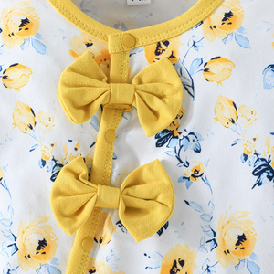 Conjunto de Ropa para Bebé Recién Nacido de 0 a 24 Meses, Algodón para Bebé Niña y Niño, Manga Larga, ODM, Mono de Primavera para Bebé - Product Image 4