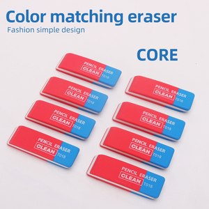 Hot Bán Mềm 2B Màu Tẩy Không Độc Hại Hình Chữ Nhật Màu Đỏ + Màu Xanh Tẩy Tùy Chỉnh Khuyến Mại Văn Phòng Tẩy - Product Image 5
