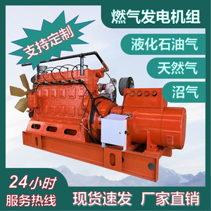 Groupe électrogène au gaz GPL/GNC, couleur rouge, fabriqué à Shandong Weifang, pour la production d'énergie - Product Image 3