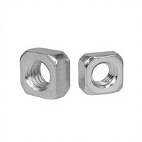 Offerta Speciale, Dado Quadrato in Acciaio Inox 304, A2-70, Dado di Bloccaggio Quadrato Resistente alla Corrosione per Ingegneria Edile