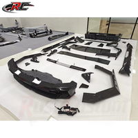 Kit de carrosserie MSY Style en fibre de carbone sèche pour Tesla Cybertruck : Lame avant, diffuseur arrière, jupes latérales et aileron arrière pour un look agressif