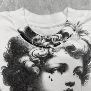 T-Shirt da Uomo Casual Oversize di Alta Qualità in Cotone 100% Stile High Street con Scritta "That's an Awful Lot of Cough Syrup" Scansionabile - Product Image 4