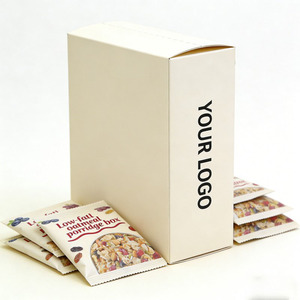 Boîte d'emballage en matériaux recyclés pour flocons <span class=keywords><strong>de</strong></span> <span class=keywords><strong>céréales</strong></span> à grains gros, aliments, graisses, santé, horizontale, 350g/500g, emballage <span class=keywords><strong>de</strong></span> boîte <span class=keywords><strong>de</strong></span> <span class=keywords><strong>céréales</strong></span> - Product Image 5