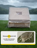 Tente de camping gonflable 4 saisons, directement de l'usine, en tissu Oxford 300D imperméable en PVC, couleur et logo personnalisables