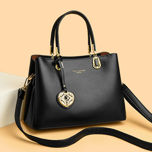 Sac fourre-tout rétro tendance avec fermeture éclair, portable et antivol. Sac à main de luxe pour un usage quotidien. Modèle 6454 - Product Image 1
