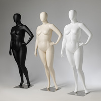 Premium Übergrößen Ganzkörper Weibliche Schaufensterpuppe Abstrakt Brasilianisch Kurvig Große Brust Großer Po BBL Kurvige Frauen-Dummy