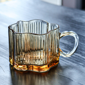 Tazza di caffè in vetro con manico Design creativo carino Tumbler Bar a casa studente bere tazza di acqua di vetro - Product Image 6
