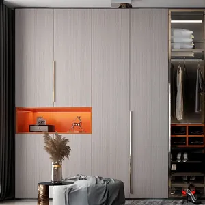 Carta da parati autoadesiva <span class=keywords><strong>impermeabile</strong></span> in PVC armadi mobili <span class=keywords><strong>pellicola</strong></span> decorativa in vinile adesivi in venature di legno fai da te decorazione <span class=keywords><strong>pellicola</strong></span> protettiva - Product Image 2