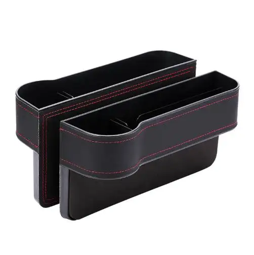 2020 New Arrival Multifunctional Leather Car Gap Seat Organizer Box Car Pocket