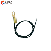Smart NTC Probe Sensor suhu termistor 10K/100K, dengan cincin tembaga Lug untuk pengukuran paket baterai mobil