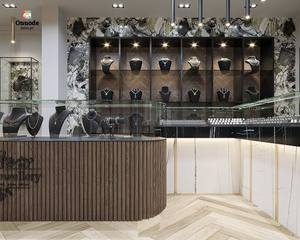 Bespoke Luxury Jewelry Display Cabinets | Custom <b>LED</b> Showcases for High-End Boutique Store Design Jewelry Store Interior Design - Product Image 6