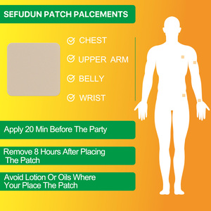 SEFUDUN Marque privée Patch de récupération de <span class=keywords><strong>la</strong></span> gueule de bois naturelle Stimulation d'énergie Vitamine B Complexe Patch gueule de bois pour ivre - Product Image 5