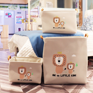 Nouveau <span class=keywords><strong>panier</strong></span> de rangement à linge pour enfants avec des jouets mignons du Roi Lion - Product Image 1