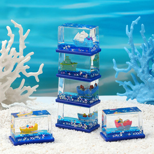 Diverses <span class=keywords><strong>d</strong></span>écorations <span class=keywords><strong>de</strong></span> bateaux <span class=keywords><strong>de</strong></span> croisière en mer en forme <span class=keywords><strong>de</strong></span> bouteilles à flotteurs, cadeaux créatifs, petits bateaux, cadeaux pour aquarium, vente en gros - Product Image 2