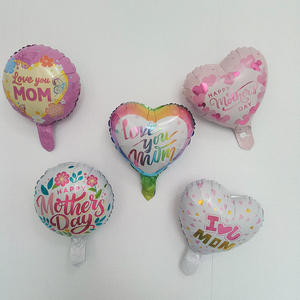 Palloncini Rotondi CYmylar da 10 e 18 Pollici con Scritta in Inglese 'Happy Mother's Day' per Decorazioni Floreali <span class=keywords><strong>della</strong></span> <span class=keywords><strong>Festa</strong></span> <span class=keywords><strong>della</strong></span> <span class=keywords><strong>Mamma</strong></span> - Product Image 3