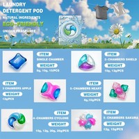 Pod Cuci Pakaian Ramah Lingkungan Multi Aroma, Wangi Tahan Lama, Perawatan Pakaian untuk Hotel, Homestay, dan Rumah