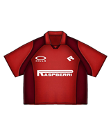 Tontons personnalisé Sublimation Football américain Boxy recadrée maillot pour hommes col en V recadrée t-shirt maille Football maillot haut court